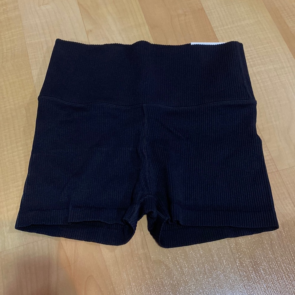 Aerie Shortie Ribbed Bike Shorts